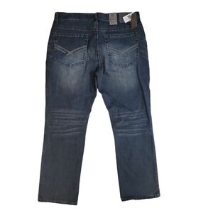 T.K. Axel Addison Slim Straight New Stretch Denim Mens Jeans 38/32‎ Medium Wash